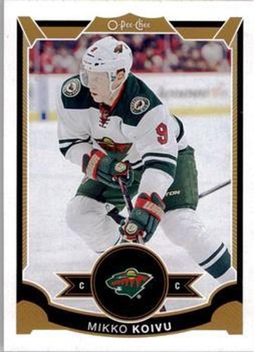 #492 Mikko Koivu - Minnesota Wild - 2015-16 O-Pee-Chee Hockey
