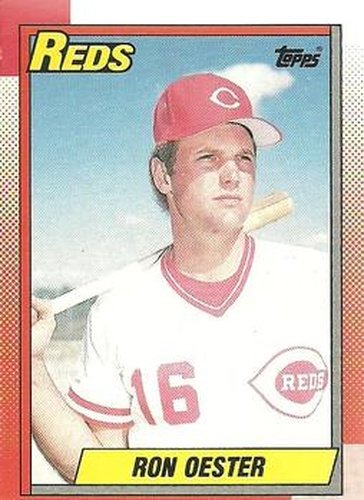 #492 Ron Oester - Cincinnati Reds - 1990 O-Pee-Chee Baseball