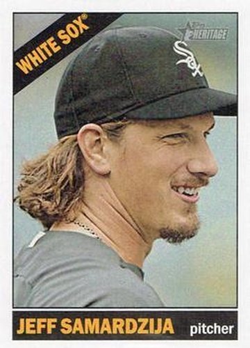 #492b Jeff Samardzija - Chicago White Sox - 2015 Topps Heritage Baseball