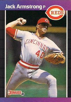 #493 Jack Armstrong - Cincinnati Reds - 1989 Donruss Baseball