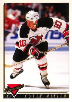 #493 Corey Millen - New Jersey Devils - 1993-94 O-Pee-Chee Premier Hockey
