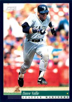 #493 Dave Valle - Seattle Mariners -1994 Score Baseball
