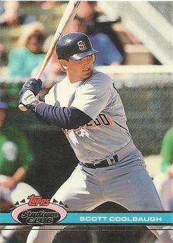 #493 Scott Coolbaugh - San Diego Padres - 1991 Stadium Club Baseball