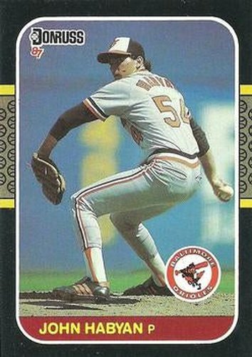 #494 John Habyan - Baltimore Orioles - 1987 Donruss Baseball