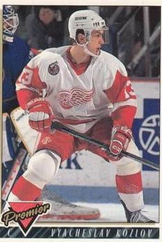 #494 Vyacheslav Kozlov - Detroit Red Wings - 1993-94 Topps Premier Hockey
