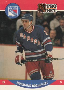 #494 Normand Rochefort - New York Rangers - 1990-91 Pro Set Hockey
