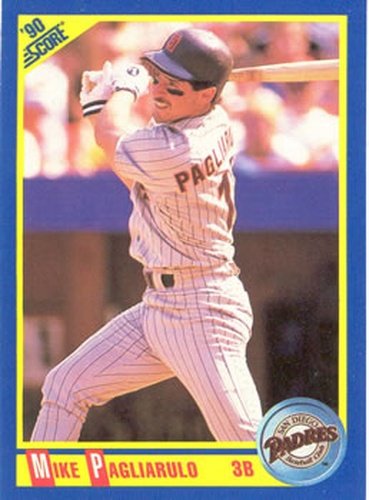 #494 Mike Pagliarulo - San Diego Padres - 1990 Score Baseball