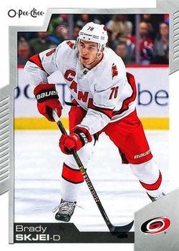 #494 Brady Skjei - Carolina Hurricanes - 2020-21 O-Pee-Chee Hockey