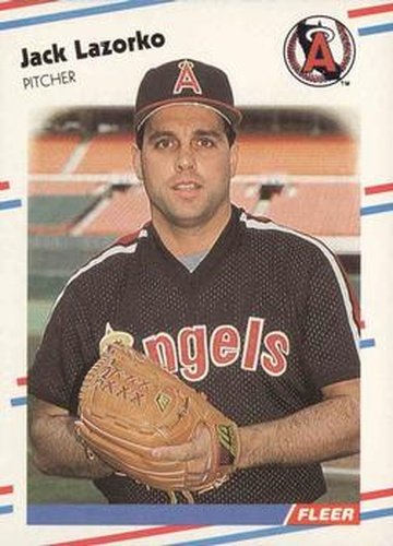 #494 Jack Lazorko - California Angels - 1988 Fleer Baseball