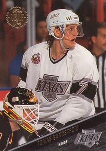 #106 Tomas Sandstrom - Los Angeles Kings - 1993-94 Leaf Hockey