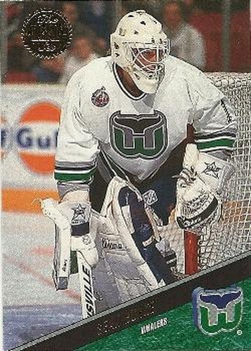 #132 Sean Burke - Hartford Whalers - 1993-94 Leaf Hockey