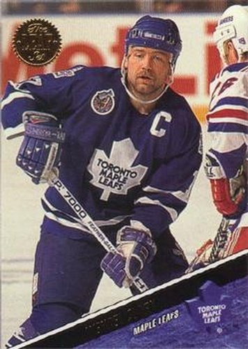 #166 Wendel Clark - Toronto Maple Leafs - 1993-94 Leaf Hockey