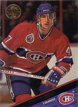 #190 Stephan Lebeau - Montreal Canadiens - 1993-94 Leaf Hockey