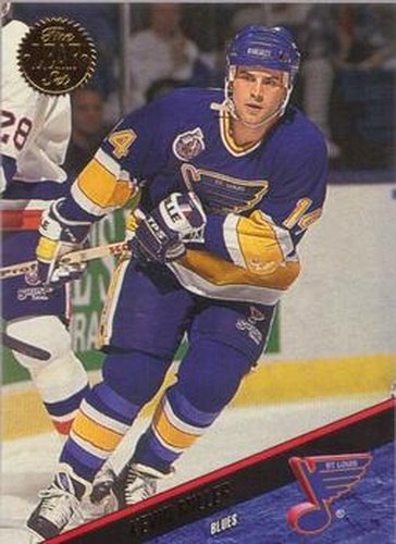 #192 Kevin Miller - St. Louis Blues - 1993-94 Leaf Hockey