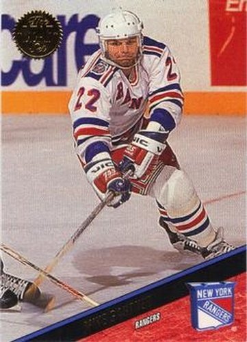#213 Mike Gartner - New York Rangers - 1993-94 Leaf Hockey