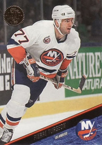 #25 Pierre Turgeon - New York Islanders - 1993-94 Leaf Hockey