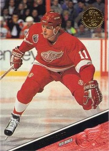#296 Shawn Burr - Detroit Red Wings - 1993-94 Leaf Hockey