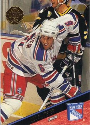 #365 Doug Lidster - New York Rangers - 1993-94 Leaf Hockey