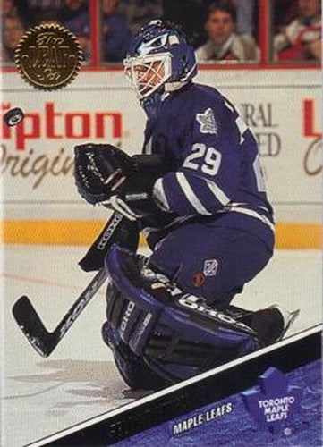 #409 Felix Potvin - Toronto Maple Leafs - 1993-94 Leaf Hockey