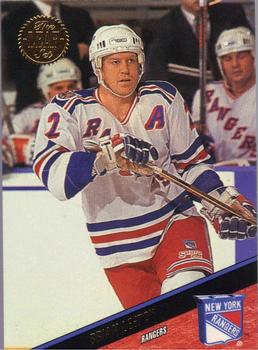 #70 Brian Leetch - New York Rangers - 1993-94 Leaf Hockey