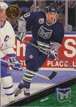 #77 Geoff Sanderson - Hartford Whalers - 1993-94 Leaf Hockey