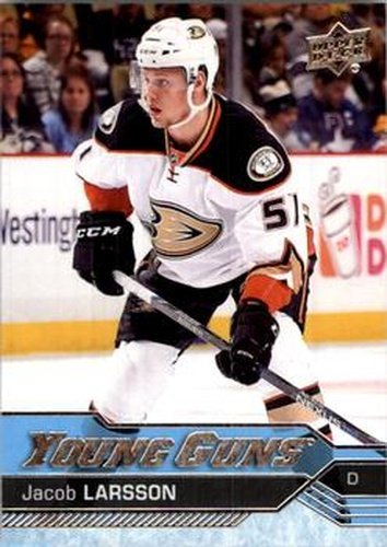 #495 Jacob Larsson - Anaheim Ducks - 2016-17 Upper Deck Hockey