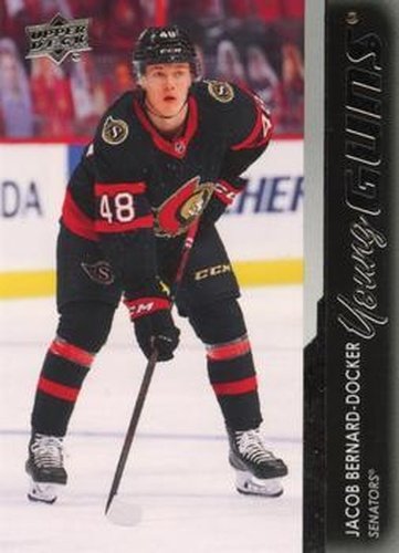 #495 Jacob Bernard-Docker - Ottawa Senators - 2021-22 Upper Deck Hockey