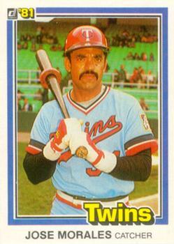 #495 Jose Morales - Minnesota Twins - 1981 Donruss Baseball