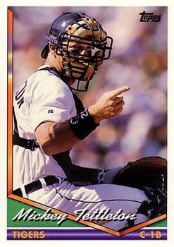 #495 Mickey Tettleton - Detroit Tigers - 1994 Topps Baseball