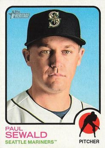 #495 Paul Sewald - Seattle Mariners - 2022 Topps Heritage Baseball