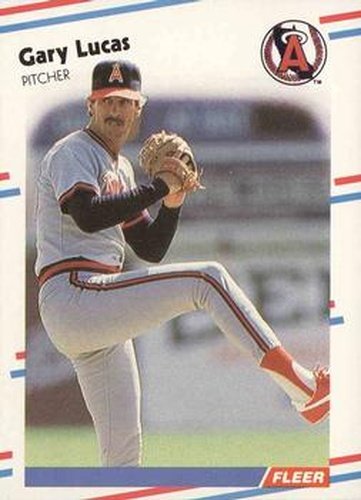 #495 Gary Lucas - California Angels - 1988 Fleer Baseball