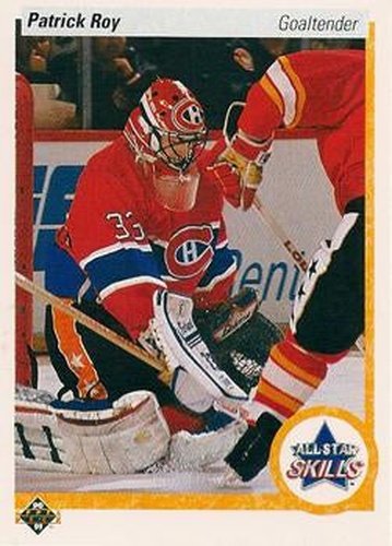 #496 Patrick Roy - Montreal Canadiens - 1990-91 Upper Deck Hockey