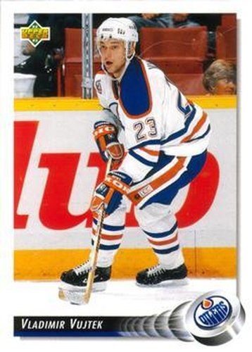 #496 Vladimir Vujtek - Edmonton Oilers - 1992-93 Upper Deck Hockey