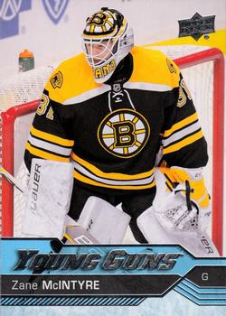 #496 Zane Mcintyre - Boston Bruins - 2016-17 Upper Deck Hockey