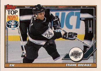 #496 Francois Breault - Los Angeles Kings - 1991-92 Topps Hockey