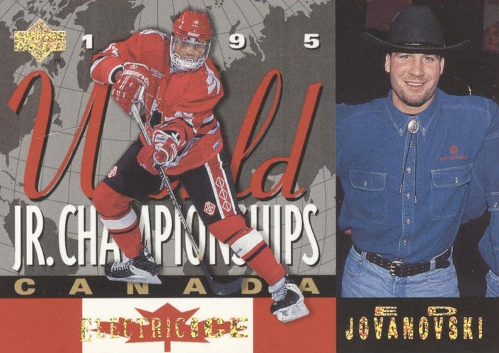 #496 Ed Jovanovski - Canada - 1994-95 Upper Deck Hockey - Electric Ice