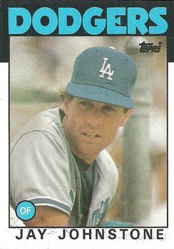 #496 Jay Johnstone - Los Angeles Dodgers - 1986 Topps Baseball