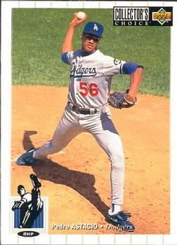 #496 Pedro Astacio - Los Angeles Dodgers - 1994 Collector's Choice Baseball