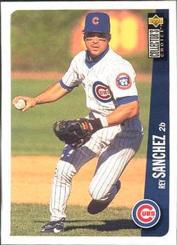#496 Rey Sanchez - Chicago Cubs - 1996 Collector's Choice Baseball