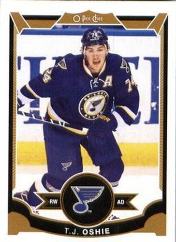 #496 T.J. Oshie - St. Louis Blues - 2015-16 O-Pee-Chee Hockey