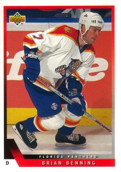 #496 Brian Benning - Florida Panthers - 1993-94 Upper Deck Hockey