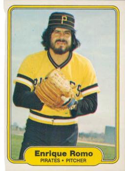 #496 Enrique Romo - Pittsburgh Pirates - 1982 Fleer Baseball