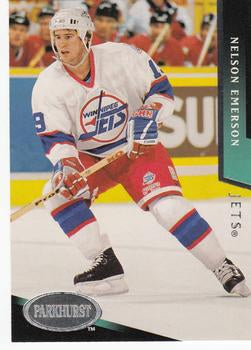 #497 Nelson Emerson - Winnipeg Jets - 1993-94 Parkhurst Hockey