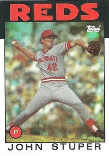 #497 John Stuper - Cincinnati Reds - 1986 Topps Baseball