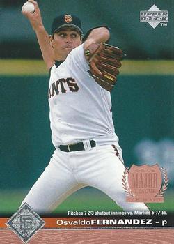 #497 Osvaldo Fernandez - San Francisco Giants - 1997 Upper Deck Baseball