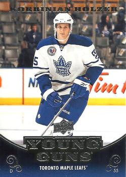 #497 Korbinian Holzer - Toronto Maple Leafs - 2010-11 Upper Deck Hockey