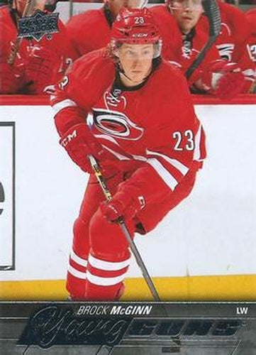 #497 Brock McGinn - Carolina Hurricanes - 2015-16 Upper Deck Hockey