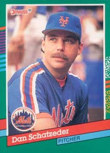 #497 Dan Schatzeder - New York Mets - 1991 Donruss Baseball