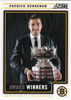 #498 Patrice Bergeron - Boston Bruins - 2012-13 Score Hockey