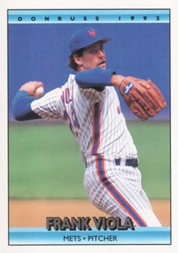 #498 Frank Viola - New York Mets - 1992 Donruss Baseball